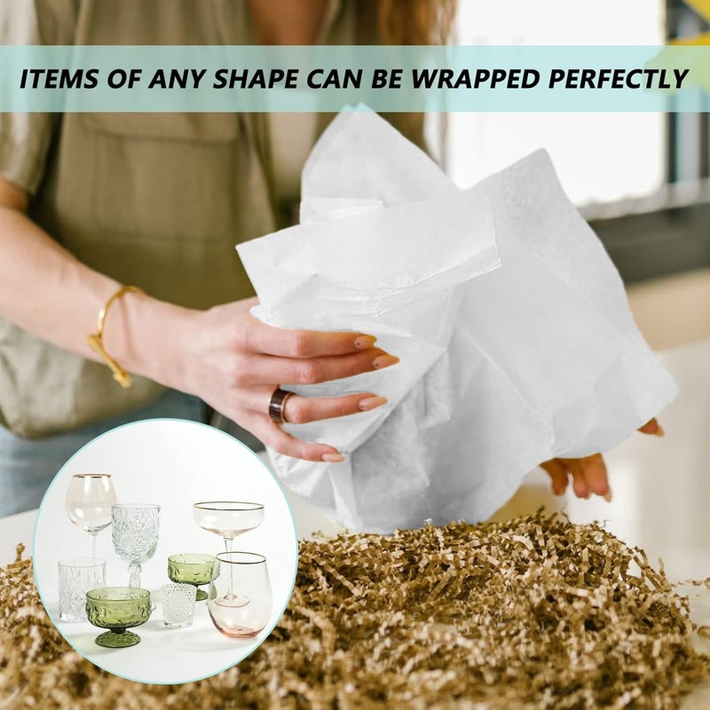 Choary Packing Paper Sheets for Moving,Newsprint Packing Paper for Shipping, Wrapping,Fill the Moving Boxes and Protect Fragile Items (110 Sheets, 27”x15”) - Image 5
